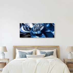 Obraz abstrakcie - kruhy (120x50 cm)