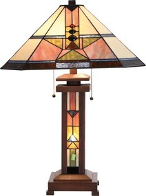Stolní lampa Tiffany Butterfly
