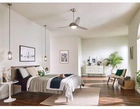 Kichler KLF-VOYA-60-BS -LED Stmievateľný stropný ventilátor VOYA LED/14W/230V+DO
