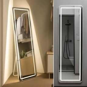 BRILAGI - Stojacie zrkadlo BELLEZA LED/42W/230V 160x50 cm IP44 CRI 90 stmievateľné +CCT