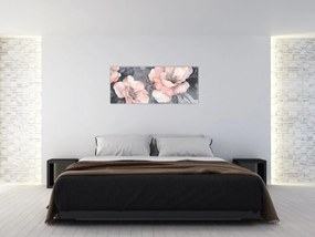 Obraz - Séria kvetov (120x50 cm)