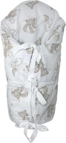 INTERMEDIC SK Obliečka na zavinovačku Teddy 73x73 cm – bavlnená zavinovačka s motívom medvedíkov