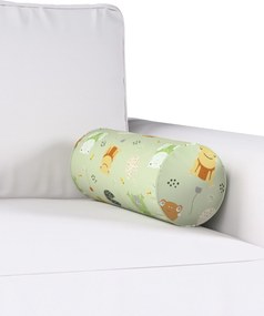 Jednoduchý valcový vankúš farba produktu zelená látka vzorované