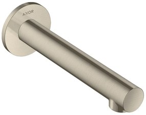 AXOR Uno nástenný vaňový výtok rovný, dĺžka výtoku 175 mm, kartáčovaný nikel, 45410820