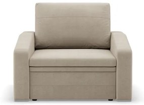 Kreslo ORBIT rozkladacie, béžové