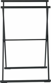 Wenko LAVA skladací vešiak na uteráky – čierny