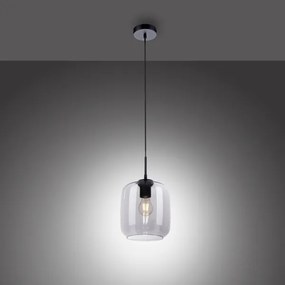 Paul Neuhaus 2002-25 - Luster na lanku SHITAKE 1xE27/10W/230V pr. 20 cm dymová