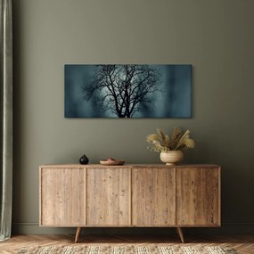 Obraz stromov pri zatmení (120x50 cm)