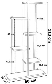 Stojan na kvety IKER 6 úrovní