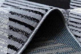 Koberec BCF BASE 3986 Geometric sivý / čierny