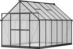 Skleník 240 x 244 x 371 cm, zosilnená konštrukcia, polykarbonát 6 mm