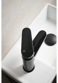 KFA Armatura 5552-815-81 - Umývadlová batéria + výpust OTAVA 15 cm matná čierna