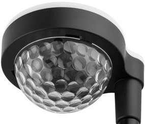 Solární LED lampa Lati 38 cm černá/teplá bílá