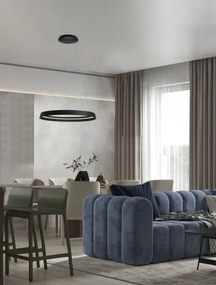 LED stmievateľné čierne dizajnové svietidlo Ormi 60