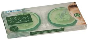 Gélové chladiace vankúšiky na oči Cucumber, 2 ks​