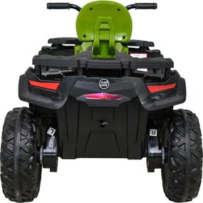 Ramiz Štvorkolka XT-Speed pre deti zelená + pohon 4x4 + EVA kolesá + pomalý štart + MP3 rádio + LED