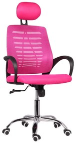 Kancelárska otočná stolička ELMAS — viac farieb růžová