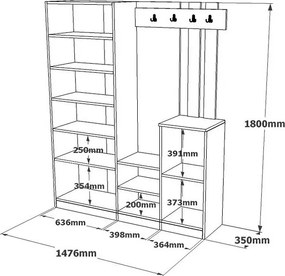 Predsieňová zostava Dany White