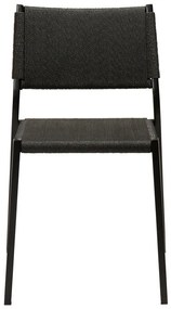 Čierna jedálenská stolička DAN-FORM Denmark Loop