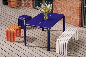 Kovový záhradný jedálenský stôl 84x135 cm Nokk – noo.ma