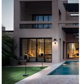 Redo 9127 - LED Vonkajšia lampa GIORGIO LED/7W/230V IP65 čierna