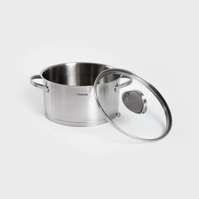 Sada šiestich hrncov EATALY strieborné 721786