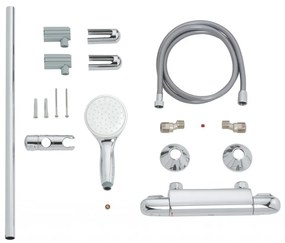 GROHE Grohtherm 1000 - Termostatická sprchová batéria, so sprchovou súpravou 60 cm, chróm 34151004