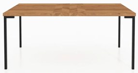 Jedálenský stôl z dubového dreva 90x200 cm Abies - The Beds