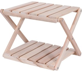 Skladací drevený stolík Taigo, 38,5 x 31 x 32,5 cm