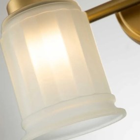 Quoizel QZ-SWELL2-BB-BATH-LED Kúpeľňové nástenné svietidlo SWELL 2xG9/3W/230V IP44 zlaté