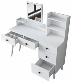 Kozmetický stolík Bela White