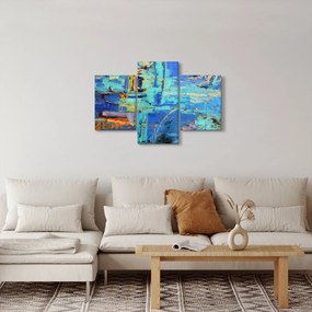 Obraz - Abstraktné olejomaľba (90x60 cm)