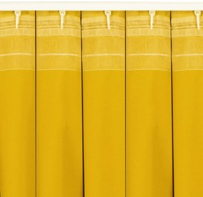 ZATEMŇOVACÍ ZÁVES NA PÁSKE MADLEN 140X300 CM HORČICOVÁ