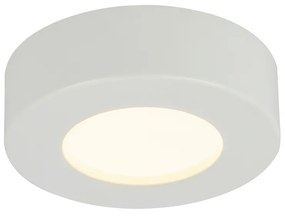 GLOBO Stropné LED svietidlo PAULA, 6W, teplá biela, IP44, 12,2cm, guľaté