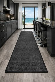 Vopi, Behúň na mieru Eton čierny 78, šíre 100 cm, čierna, chodba / predsieň