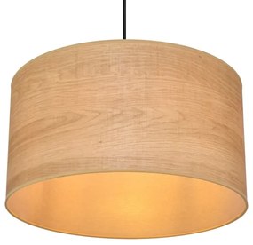 Luster na lanku ALBA 1xE27/15W/230V pr. 45 cm hnedá/čierna