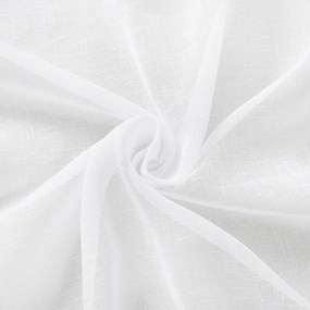 Záclona - biely režný vzor s olovkom ZAC-030 výška 300 cm Šitie na mieru