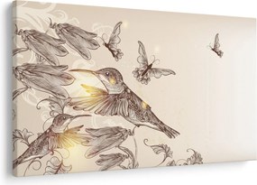 Obraz - Kolibríky (90x60 cm)
