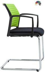 RIM Konferenčná stolička EASY PRO EP 1222 1224 čalúnenie URBAN, JET BIOACTIVE, TONAL