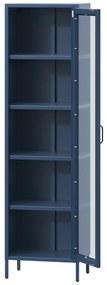 Vitrína  LUIGI, 500 x 1800 x 350 mm, Modern: farba granátová