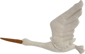 Dekorácia do detskej izby bocian - béžový