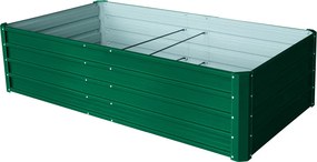 Vyvýšený záhradný záhon BestBerg VZ-800Z / 800 l / 180 x 90 x 47 cm / zelený