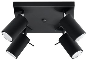 Brilagi -  LED Bodové svietidlo ASMUS 4xGU10/7W/230V čierna