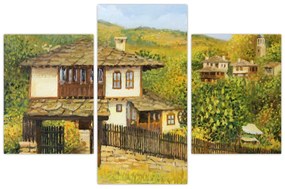 Obraz - Chalúpky v lete (90x60 cm)