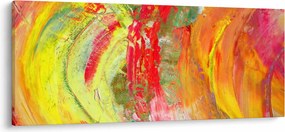 Obraz abstrakcie - maľba (120x50 cm)