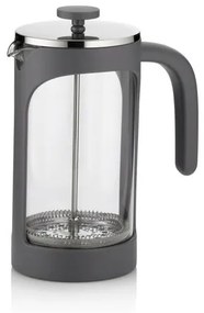 Konvička na čaj a kávu VERONA French Press 1 l sivá