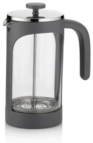 Konvička na čaj a kávu VERONA French Press 1 l sivá