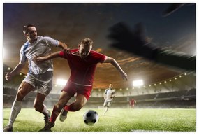 Obraz - Futbalisti v akcii (90x60 cm)