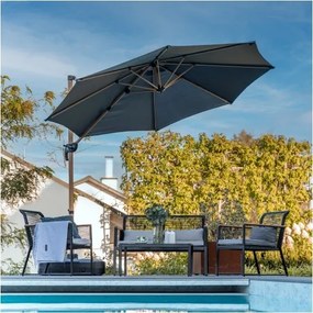 MI Záhradný slnečník ROMA S antracit