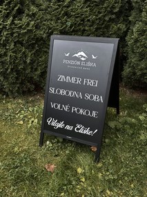 Toptabule.sk  SET - áčkový stojan + 4 tabule + príslušenstvo